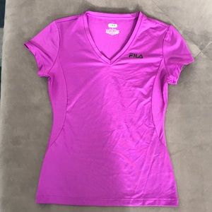 Ladies Fila Sport Purple exercise top XS